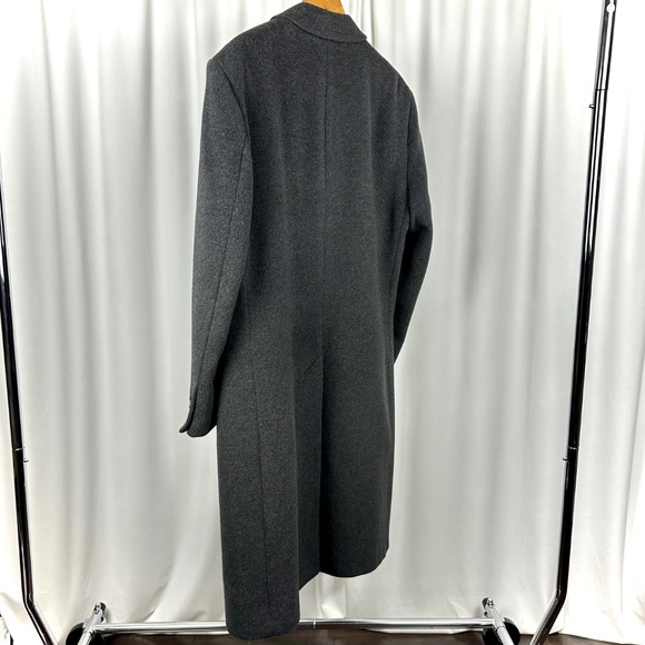 Vintage 50' 60’s ‘James Street’ Long Wool and Cashmere Peacoat in Grey - M/L - Picture 7 of 13